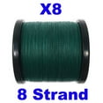 thumbnail image 3 of Reaction Tackle X8 Braided Fishing Line- Moss Green 8 Strand, 3 of 6