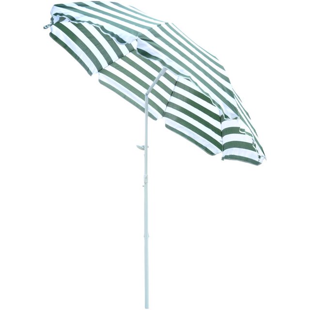 Parasol de Plage Inclinable Ombre Solaire 1.8M Jardin