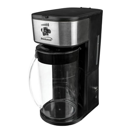 Brentwood KT-2150BK Iced Tea and Coffee Maker with 64oz Pitcher, Black