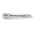 thumbnail image 3 of 14k White Gold Round Diamond Wedding Band Classic Anniversary Ring 1.07 Ct., 3 of 7
