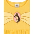 thumbnail image 2 of Disney Princess Beauty and the Beast Belle Square Neck Dress Toddler to Big Kid, 2 of 3