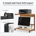 thumbnail image 3 of golytefs 2-Tier Computer Monitor Riser Printer Stand Desktop Storage Rack for Printer, 3 of 9