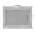 thumbnail image 4 of Amanti Art Romano Silver Framed Magnetic Board 35 x 27 in., 4 of 8