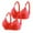 Red5, variant on Diufon 2 Pack Wireless Comfortable Bra for Women Everyday Full Coverage V Neck Bras Support Push Up Bralettes