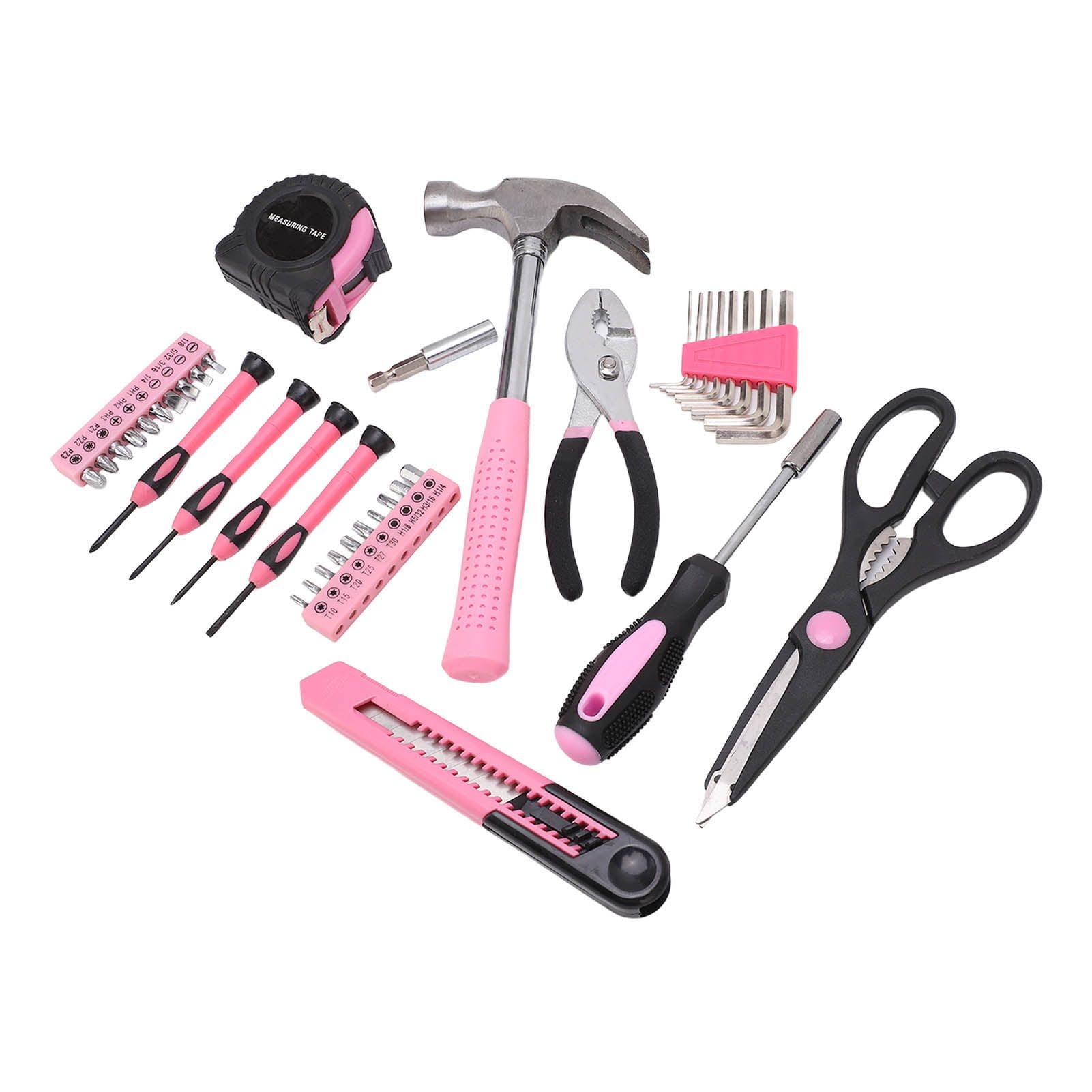 Household Repair Tool Set,  Toughness High Hardness  Repair Tool Kit  For Girl For Office