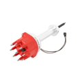 thumbnail image 5 of MSD Ignition Distributor 8546 Pro-Billet; For Use With Chrysler 426/440 Cubic Inch Engines; Without Ignition Control Module; Magnetic Trigger; Mechanical Advance; Red Cap With HEI/Male Posts; Red, 5 of 5