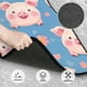 thumbnail image 3 of Balery Cute Pig Flowers Juego de 4 Alfombrillas para Auto, Revestimientos de Caucho Resistente, Diseño Antideslizante, 3 of 7
