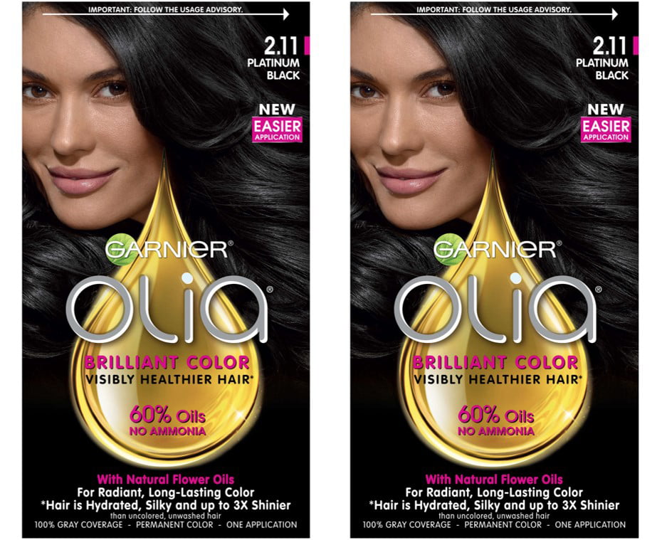 (2 pack) Garnier Olia Oil Powered Permanent Hair Color, 2