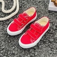 thumbnail image 2 of TAIAOJING Toddler Hook Loop Canvas Sneakers For Girls Boys Soft Fashion Shoes Lovely 3.5-4Y, 2 of 5