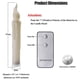 thumbnail image 4 of Lámpara de vela LED que funciona con pilas para suministros de cumpleaños (6 piezas blanco cálido) Tmvgtek Para estrenar, 4 of 5