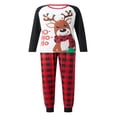thumbnail image 2 of Pyjama de Noël pour la Famille Pjs de Noël Correspondant Ensembles à Carreaux Rouges Christma Pyjama Famille de Vacances de Noël Ensemble de Vêtements de Nuit, 2 of 10