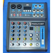 Pyle PMXU43BT - 4-Ch. Bluetooth Studio Mixer - DJ Controller Audio Mixing Console System