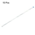 thumbnail image 3 of Uxcell 10pcs FFC Flexible Flat Cable, 22 Pins 0.5 mm Pitch 400mm FPC FFC Flexible Ribbon Cable for LCD TV Car Audio DVD Player Laptop (B Type), 3 of 6