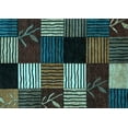 thumbnail image 1 of Ahgly Company Indoor Rectangle Abstract Light Blue Modern Area Rugs, 5' x 8', 1 of 4
