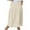 White, variant on yillto Womens Plus Size Skirts High Waist Loose Causal Summer Solid Color Long Maxi Skirts with Pockets