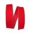 thumbnail image 1 of Reliant Ribbon 92270W-994-40K Value Velvet Wired Edge Ribbon - Red & Gold - 2.5 in. x 50 yards, 1 of 1