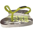 thumbnail image 2 of Havaianas Womens Slim Paisage Sandals 4132614 White Yellow 41 42, 2 of 7
