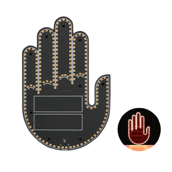 Advanced Vehicle Signal and Gesture Lighting for Car Front and Rear Warning - Collision Alert LED System for Safe Driving