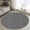Charcoal grey, variant on Round Area Rug 5 Ft, Modern Minimalist Washable Non-Slip Circle Carpet for Living Room/Bedroom, Boho Solid Color Blue Low-Profile Runner Mats Collection Rugs for Indoor