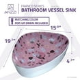 thumbnail image 5 of Anzzi  Franco Series Ceramic Vessel Sink - Cherry Red, 5 of 5