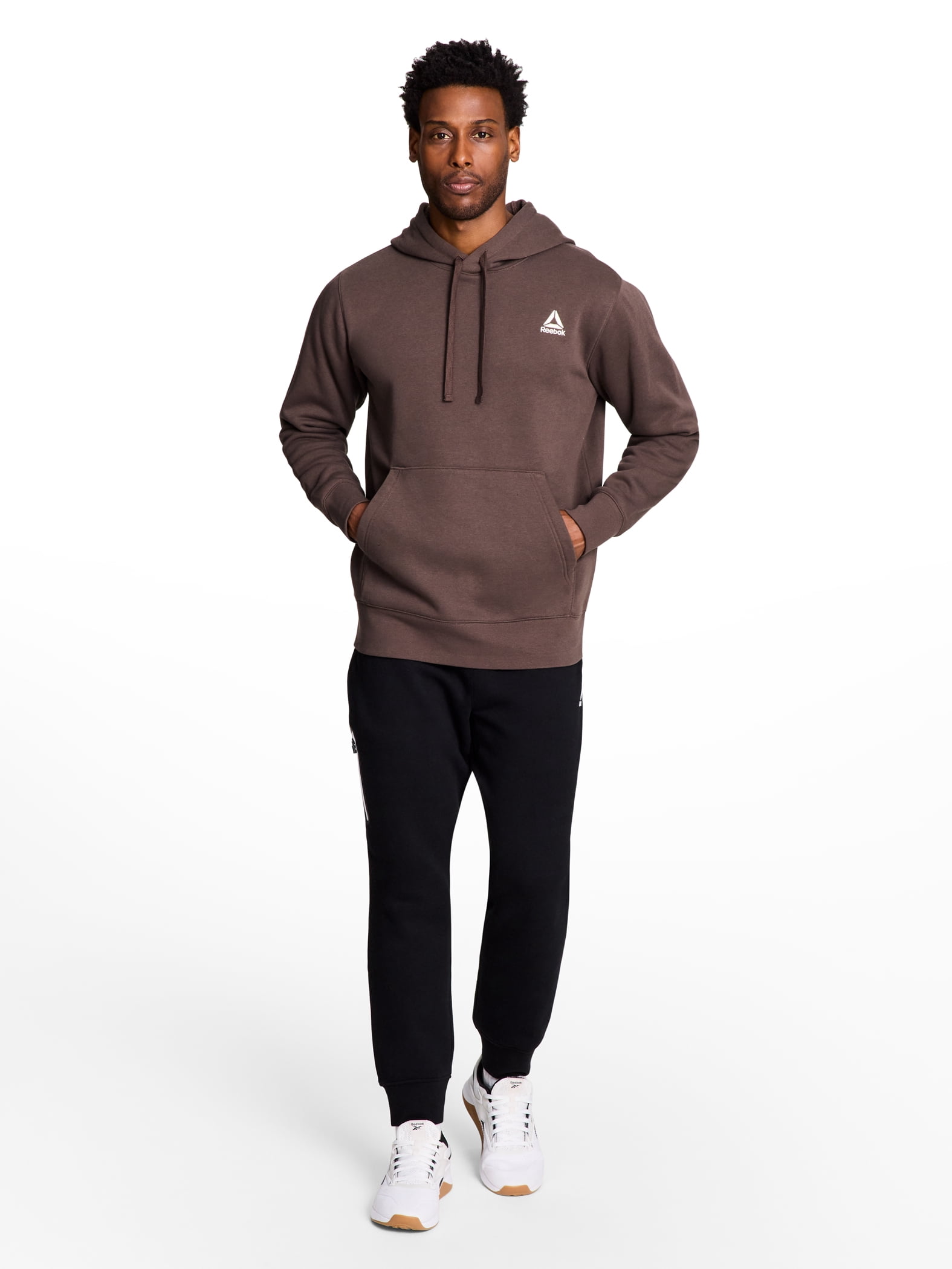 Reebok Men's and Big Men's Game Day Fleece Left Chest Hoodie, Sizes XS-5XL