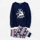thumbnail image 4 of 2025 Conjunto de pijamas estampados de manga larga y cuello redondo para padres e hijos, nuevo hogar familiar navideño europeo y americano, 4 of 5