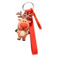 thumbnail image 2 of silicona colgante de Navidad monedero bolsa de coche Alce Colcomx Bolsos Llavero, 2 of 8