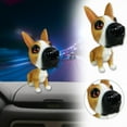 thumbnail image 5 of wtgtog Puppy Car Bobble Ornament, Resin Dashboard Decoration, Creative Spring Design Swings with Vibration, Durable Easy to Maintain, Perfect for Car Home Office Decor Gift, 5 of 8