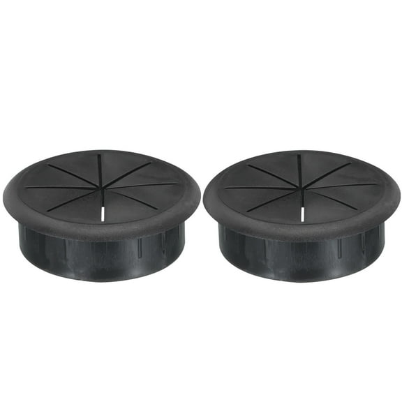 Uxcell 2pcs Cable Hose Snap Bushing Grommet Protector 60mm Mount Dia Black Plastic Cable Snap Locking Bushing