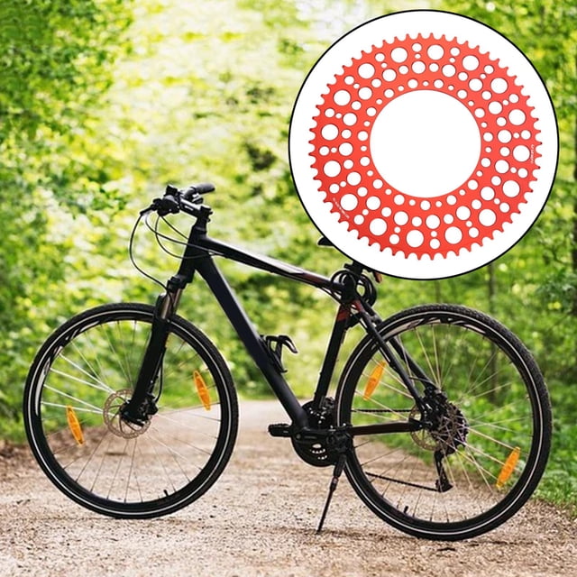 Plato de bicicleta DYNWAVEMX 58T Rojo