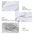 thumbnail image 5 of Art Wavy Line 2 Pack 14''x18'' Hand Towels Soft Coral Fleece Quick Dry Hook and Loop for Kitchen Bathroom, 5 of 7