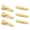 Gold, variant on 6 PCS Tie Clips for Men Skinny 2 Different Tie Bar Clip Narrow, Gunmetal Stainless Steel Tie Clip Necktie Bar Clip Set for Wedding Business Meeting Daily Life (Silver)