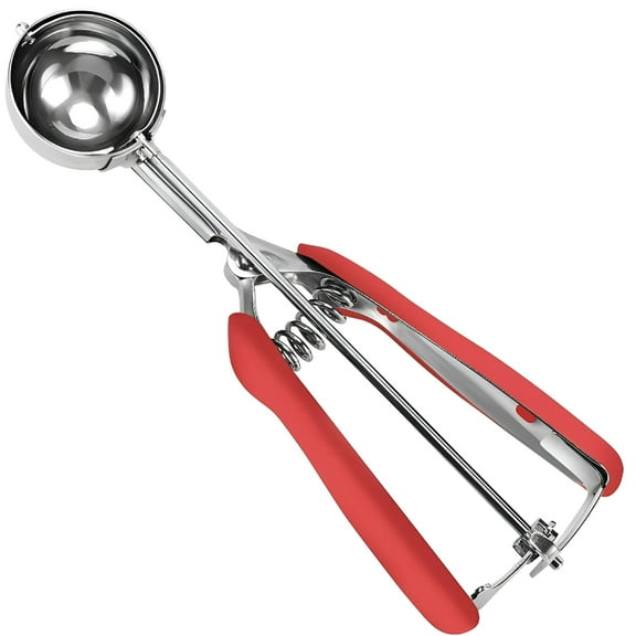 ACDANC Small Cookie Scoop 1 Tbsp,Cupcake Scoop Spoon Diameter 3.7 Cm,1 Cookie Scoops for Baking,18/8 Stainless Steel,Comfortable Grip,For Making Cookies,Melon Ball,Meatball,Cupcake