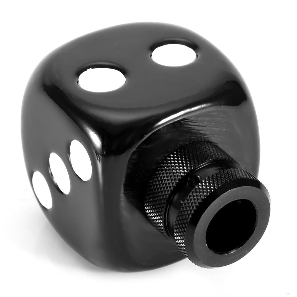 Mgaxyff Car Modified Dice Gear Shift Knob Stick Lever Shifter Universal