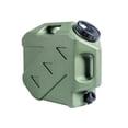 thumbnail image 2 of Contenedor de agua con grifo, barril de 15 l, gran capacidad, para transportar agua potable. Verde, 2 of 7