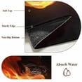 thumbnail image 6 of 5'x8' Area Rugs, Billiards Indoor Outdoor Area Rug for Living Room Bedroom, Modern Buruning Flame Sport Black Background Washable Bathroom Rugs Kitchen Floor Carpet Mats Home Decor Aesthetic, 6 of 8