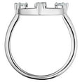 thumbnail image 2 of Swarovski 5552879 Women's North White Rhodium Plated Ring, Size 60, 2 of 3