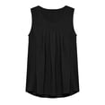thumbnail image 4 of SROBPTY Womens Tank Tops Solid Crew Neck Sleeveless Loose Summer Shirts for Casual Wear, 4 of 4