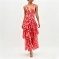thumbnail image 5 of Erwazi Summer Dresses for Women Sleeveless V Neck A-Line Dress Pleated Trendy Casual Style Outdoor Activities Dresses, 5 of 5