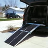 8-ft x 30-in Portable Multifold Reach Wheelchair Ramp 800 lb. Weight Capacity, Maximum 16-in Rise