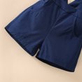 thumbnail image 6 of Otqutp Cute Outfits Set for Toddler Boys Short Sleeve Striped Prints T Shirt Tops Suspenders Shorts Kids Gentleman Outfits, 6 of 8