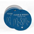 thumbnail image 2 of Inkdotpot Pack Of 50 Real Silver Foil Paper Tags Hugs & Kisses From The Wedding Favor Hang Tags, 2 of 6