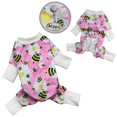 thumbnail image 3 of Klippo KBD085-XS Ultra Soft Plush Minky Bumblebee & Flower Pajamas - Extra Small, 3 of 4