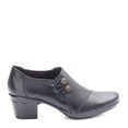 thumbnail image 3 of Clarks Emslie Warren Mocasín Slip On para Mujer en Cuero Negro, 3 of 8