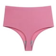 thumbnail image 2 of Yuwull Womens Plus Size Underwear Tummys Control Underwear High Waist Panties Ice Silk No Trace Panties, 2 of 3