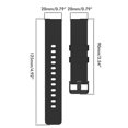 thumbnail image 5 of Replacement Straps Compatible for Amazfit bip3 GTS 3 GTS 2e GTS 2mini GTS 2 pop pro pop BIP U GTR 42MM GTS BIP BIP lite bip 1S Silicone Watch Band, 5 of 5