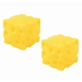 thumbnail image 2 of Squishy Cheese, 2026 Cheese Squishy, Squeeze Fidget for Adults Novelty Office Decor & Relaxation Tool, 2026 Easter Decorations (1.6inch*2), 2 of 7