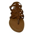 thumbnail image 3 of Victoria K Women's Gladiator Style Multi Loops With Double Crossover Sandals, 3 of 4