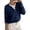 Blue, variant on DOKOTOO Sweaters for Women Casual Crewneck Long Sleeve Layered Sweater Tops Lightweight Knit Pullover Shirt Soft Fall Winter Top S-2XL