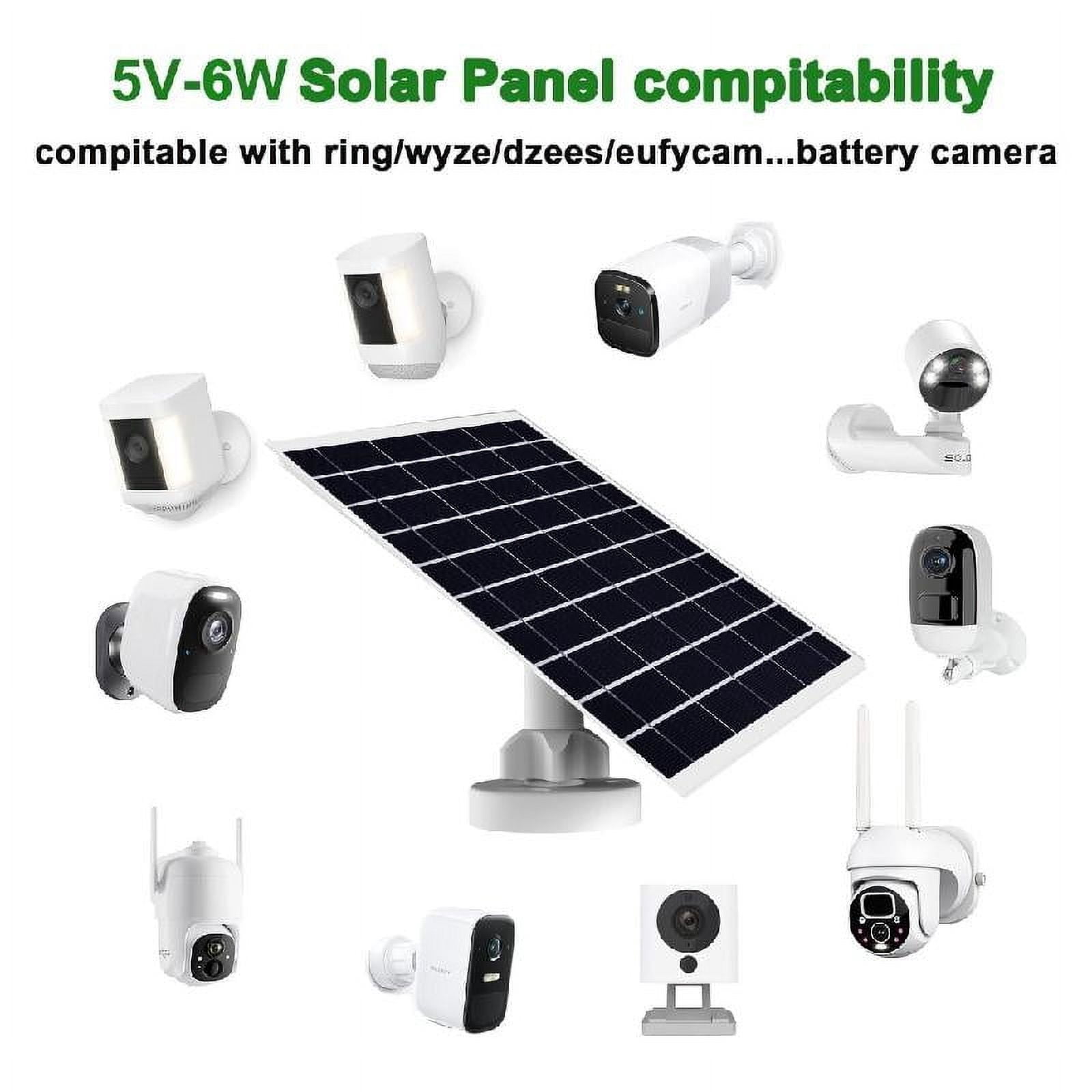Zeiwohndc 100W Solar Powering Stable Solar Panel for Outdoor Surveillances & Utilities